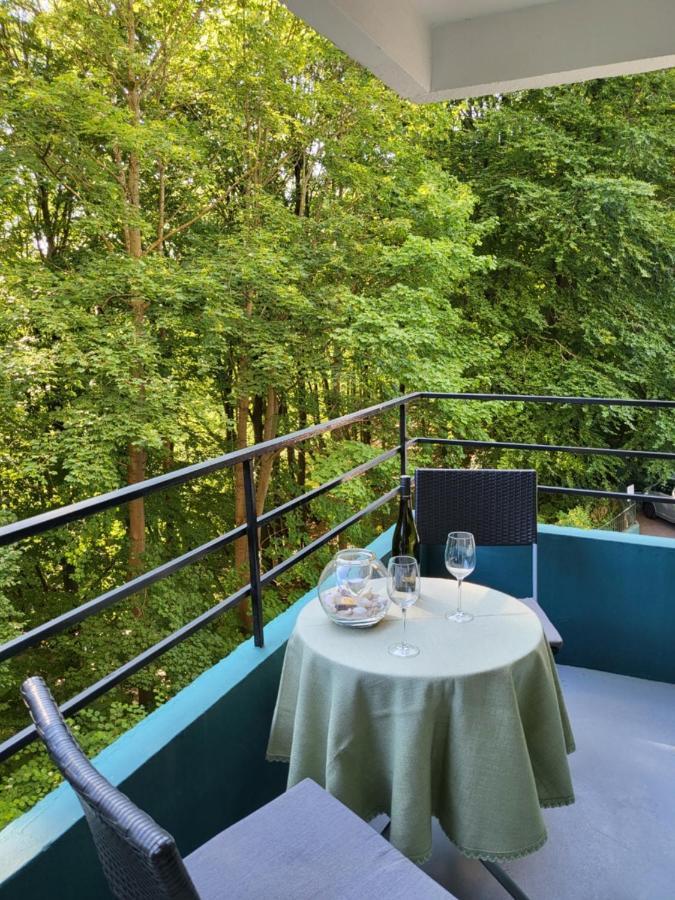 Kurpark Appartement กลึคส์บวร์ก ภายนอก รูปภาพ